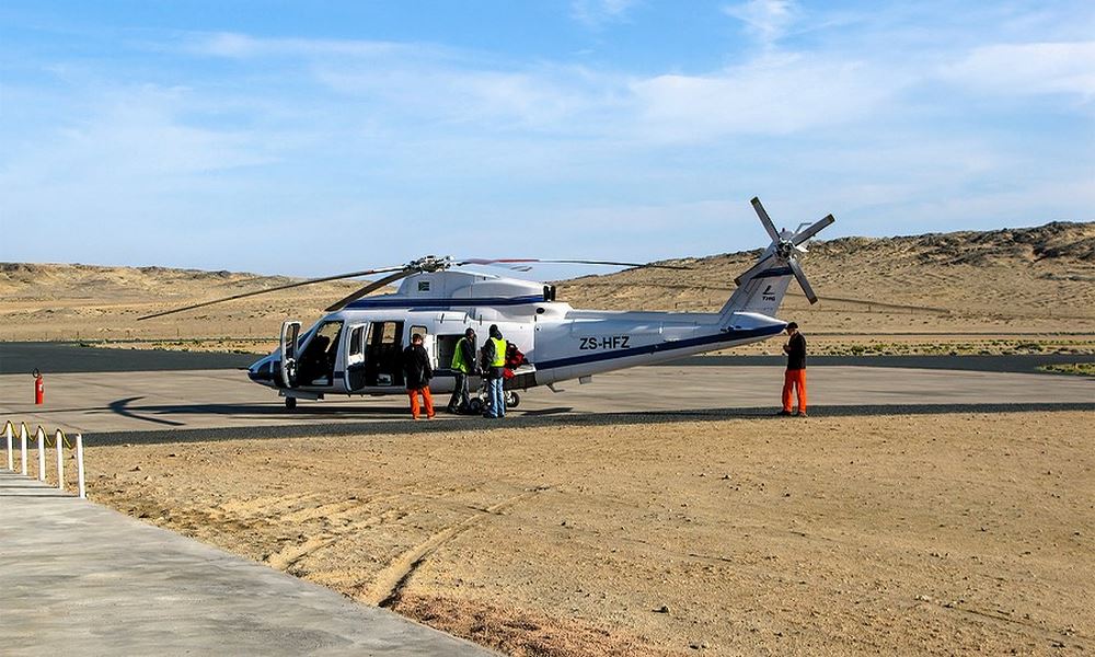 Helicopter Namibia