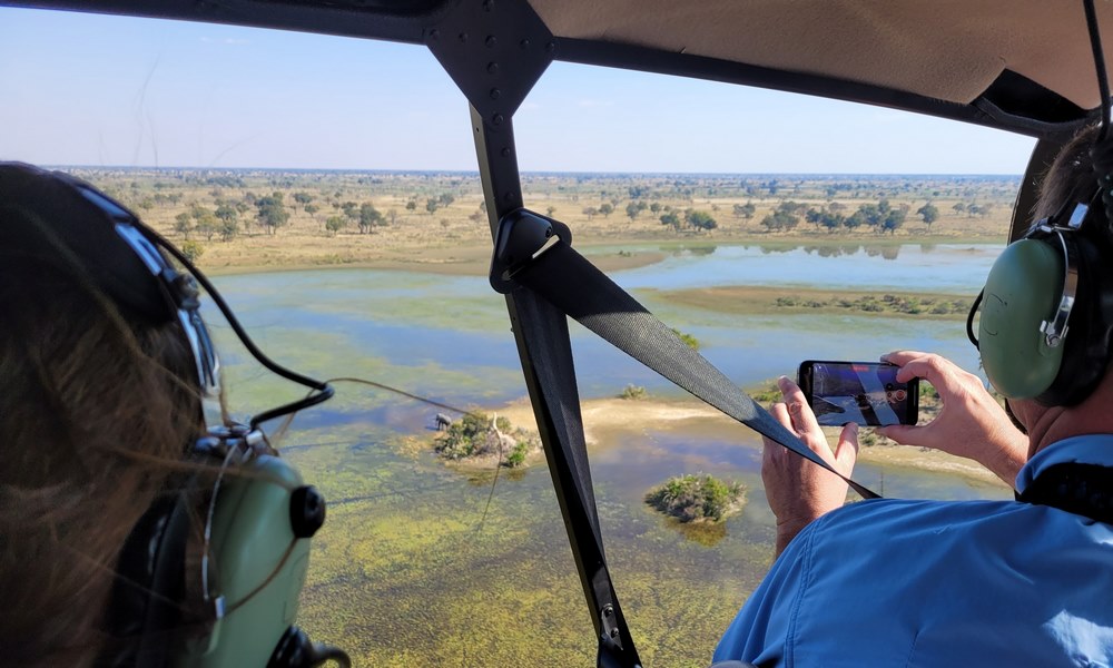 Helicopter Okavango Delta