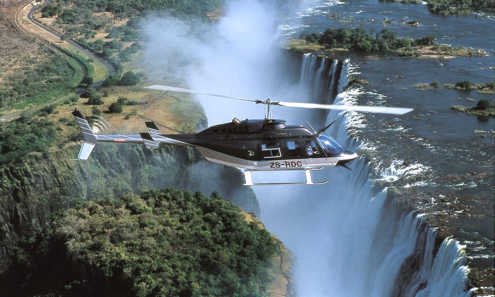 Helicopter Victoria Falls